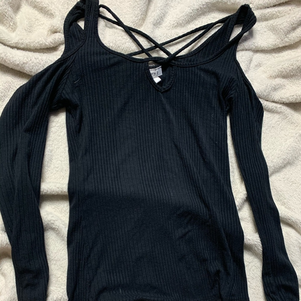 black shirt